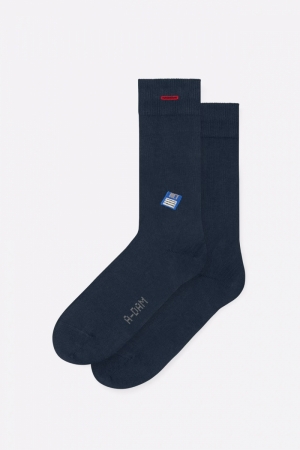 CATFACE - SOCKS NAVY