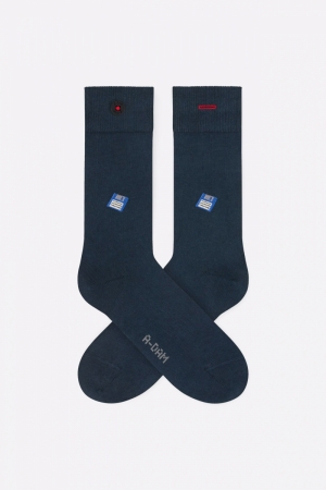 CATFACE - SOCKS NAVY