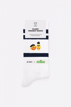 BERT & ERNIE - SPORT SOCKS WHITE