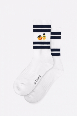BERT & ERNIE - SPORT SOCKS WHITE