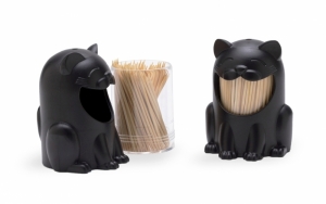 PICKITTY TOOTHPICK HOLDER ZWART