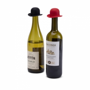 BOWLER BOTTLE STOPPERS - SET VAN 2 