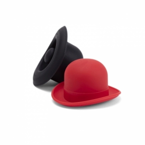BOWLER BOTTLE STOPPERS - SET VAN 2 