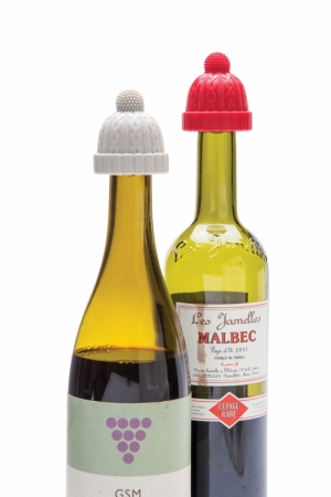 BEANIE BOTTLE STOPPERS - SET VAN 2 