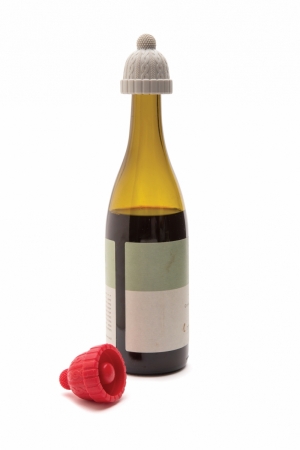 BEANIE BOTTLE STOPPERS - SET VAN 2 