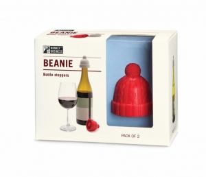 BEANIE BOTTLE STOPPERS - SET VAN 2 