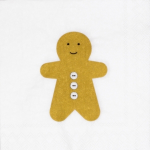 COCKTAIL NAPKIN - GINGERBREAD 