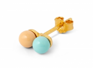 Double Color Ball 1 Pcs-Enamel  