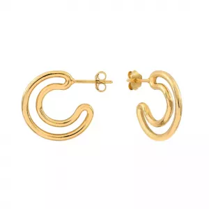 ARTEMIS EARRINGS GOLD PLATED SILVER GOLD
