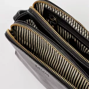 EMILY - BLACK STROMBOLI LEATHER FULL  BLACK