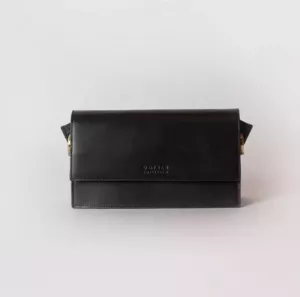 STELLA - BAG BLACK CLASSIC LEATHER ZWART