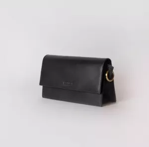 STELLA - BAG BLACK CLASSIC LEATHER ZWART