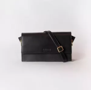 STELLA - BAG BLACK CLASSIC LEATHER ZWART