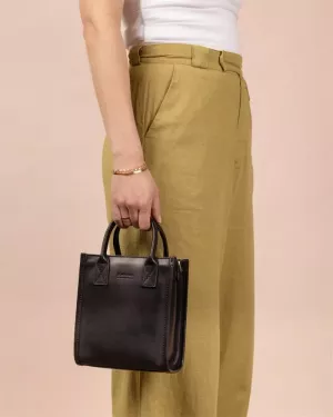 JACKIE MINI - BLACK CLASSIC LEATHER BLACK
