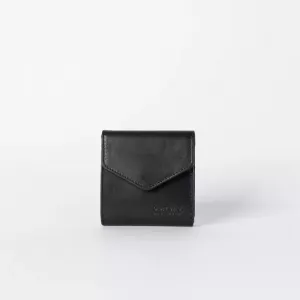 GEORGIES WALLET - BLACK STROMBOLI LEATHER BLACK