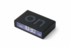 FLIP DIGITAL ALARM CLOCK CLASSIC BLACK