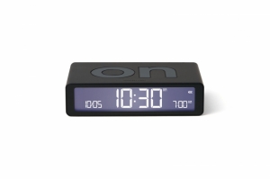 FLIP DIGITAL ALARM CLOCK CLASSIC BLACK