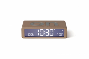 FLIP DIGITAL ALARM CLOCK CLASSIC GOLD