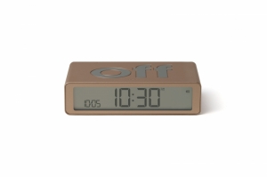 FLIP DIGITAL ALARM CLOCK CLASSIC GOLD