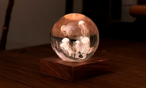 AMBER CRYSTAL LIGHT - JELLY FISH 