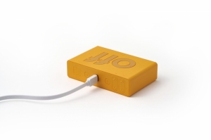 FLIP DIGITAL ALARM CLOCK YELLOW