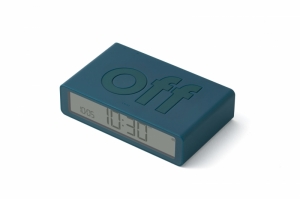 FLIP DIGITAL ALARM CLOCK DUCK BLUE
