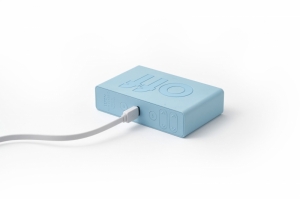 FLIP DIGITAL ALARM CLOCK LIGHT BLUE