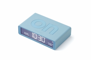 FLIP DIGITAL ALARM CLOCK LIGHT BLUE