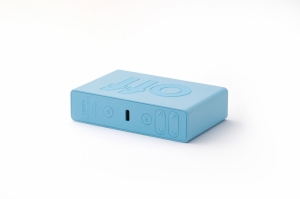 FLIP DIGITAL ALARM CLOCK LIGHT BLUE