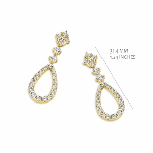 GOLD PLATED SET WITH WHITE  GOLD