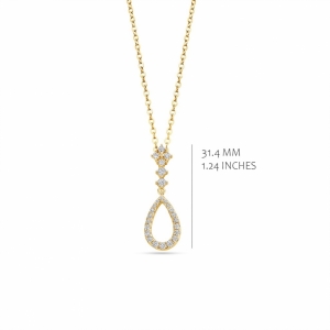 GOLD PLATED WITH WHITE CZ GOLD