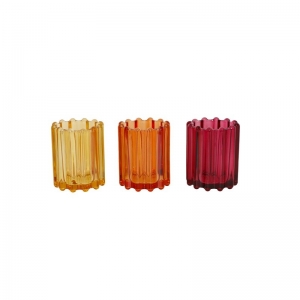 KAARSHOUDERS EVI S - SET VAN 3 MULTICOLORL
