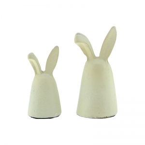 DECO BUNNY SET VAN 2 WHITe