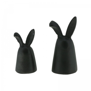 DECO BUNNY SET VAN 2 BLACK