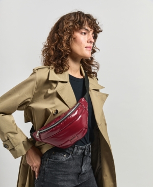 BURGUNDY GLOSSY - WAISTBAG BURGUNDY