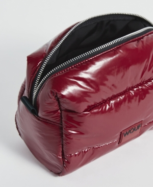 BURGUNDY GLOSSY - TOILETRY BAG BURGUNDY