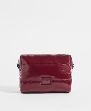 BURGUNDY GLOSSY - TOILETRY BAG BURGUNDY