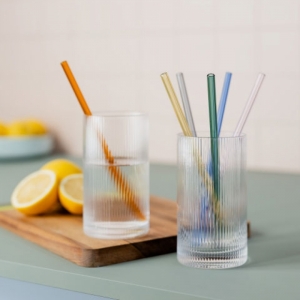 RIETJES - SET VAN 6 - GLAS 