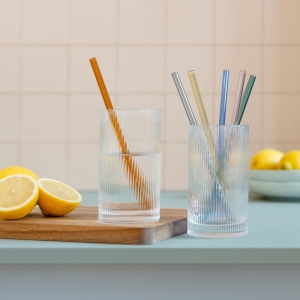 RIETJES - SET VAN 6 - GLAS 