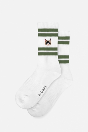 CREW SOCKS KATTENGEZICHT 