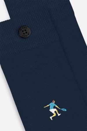 CASUAL SOCKS NAVY TENNIS PLAYER 