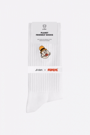 CREW SOCKS WIMPIE WHITE