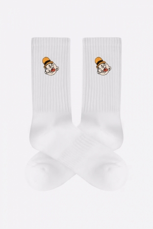 CREW SOCKS WIMPIE WHITE