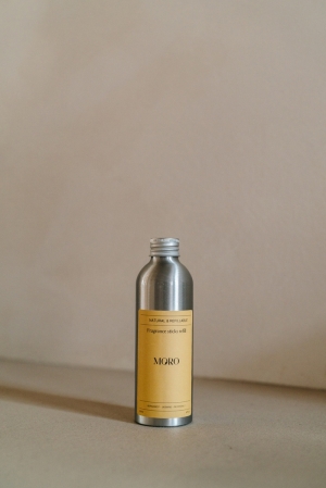MORO HUISPARFUM REFILL - BERGAMOT - JASMINE - PATCHOULY - YELLOW 
