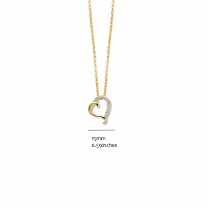 GOLD PLATED SET WITH WHITE CZ GOLD