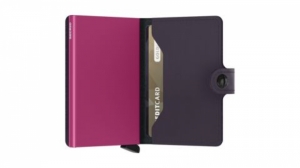 MINIWALLET MATTE PURPLE - FUSHIA PURPLE FUSHIA