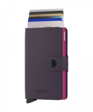 MINIWALLET MATTE PURPLE - FUSHIA PURPLE FUSHIA
