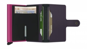 MINIWALLET MATTE PURPLE - FUSHIA PURPLE FUSHIA
