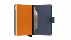 MINIWALLET MATTE NIGHTBLUE & ORANGE NIGHTBLUE/ORANG