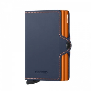 TWINWALLET MATTE NIGHTBLUE & ORANGE NIGHTBLUE